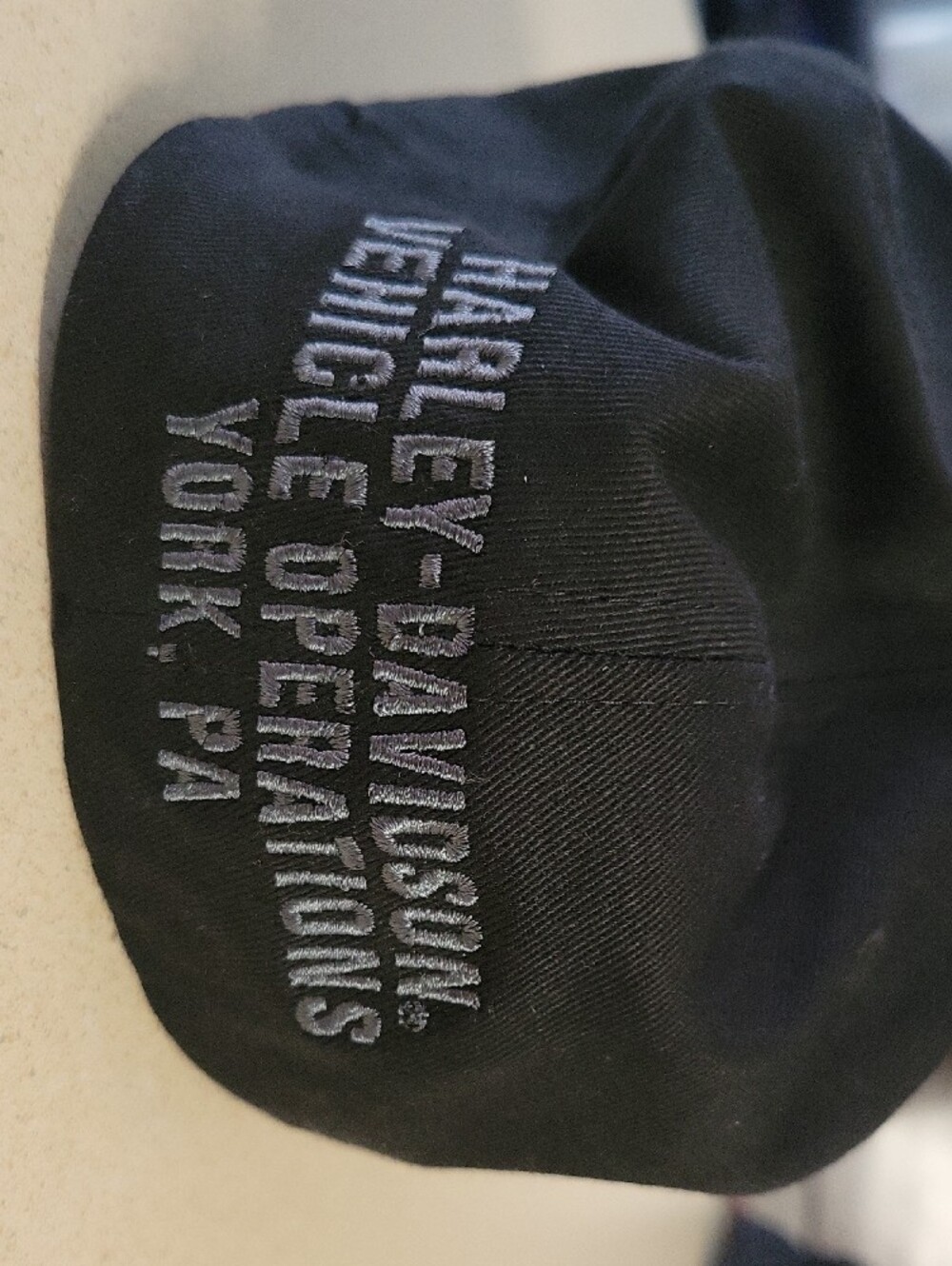 Harley-Davidson Black and White Number 1 Logo Cap - Picture 3 of 3